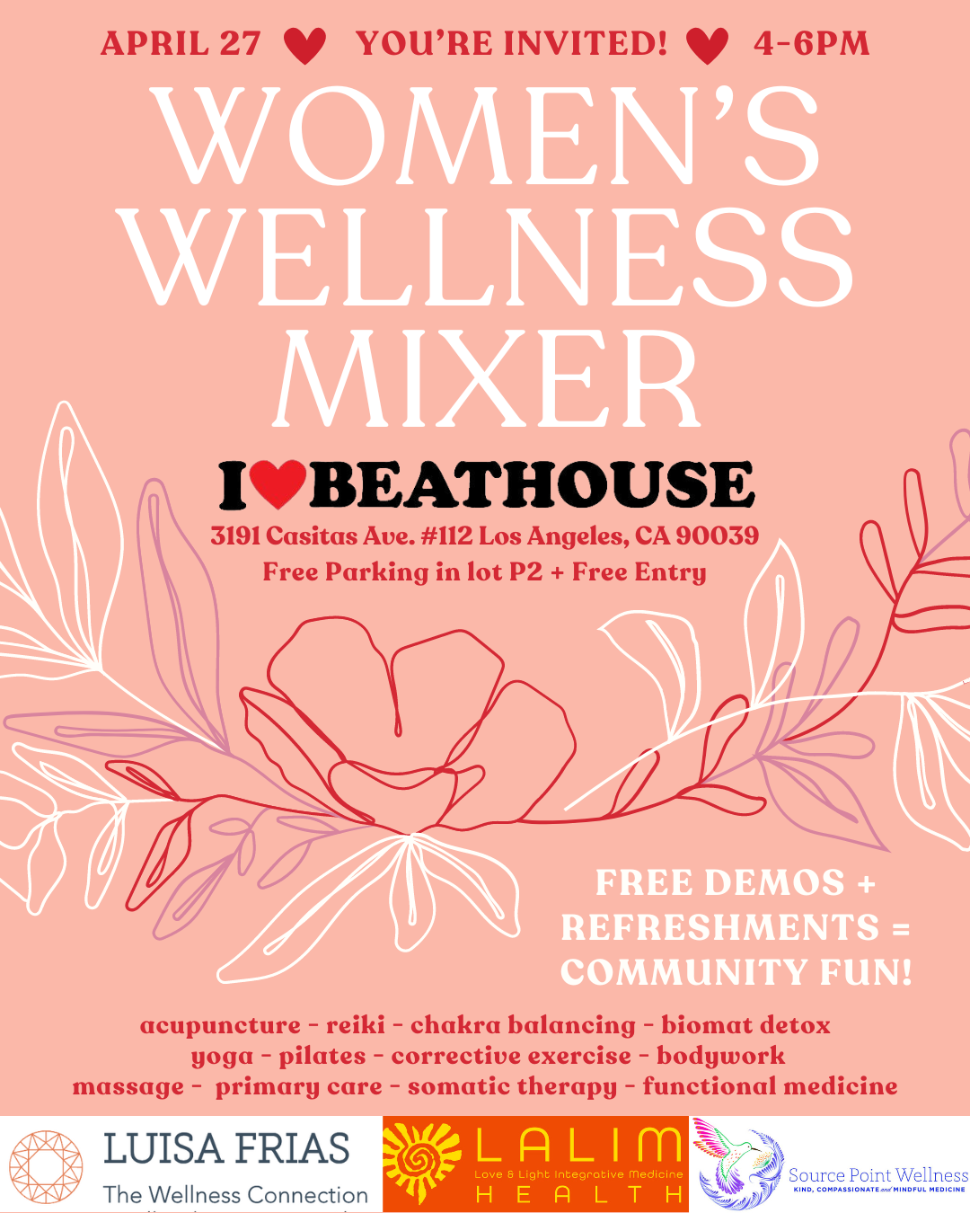 Women's Wellness Mixer Flyer