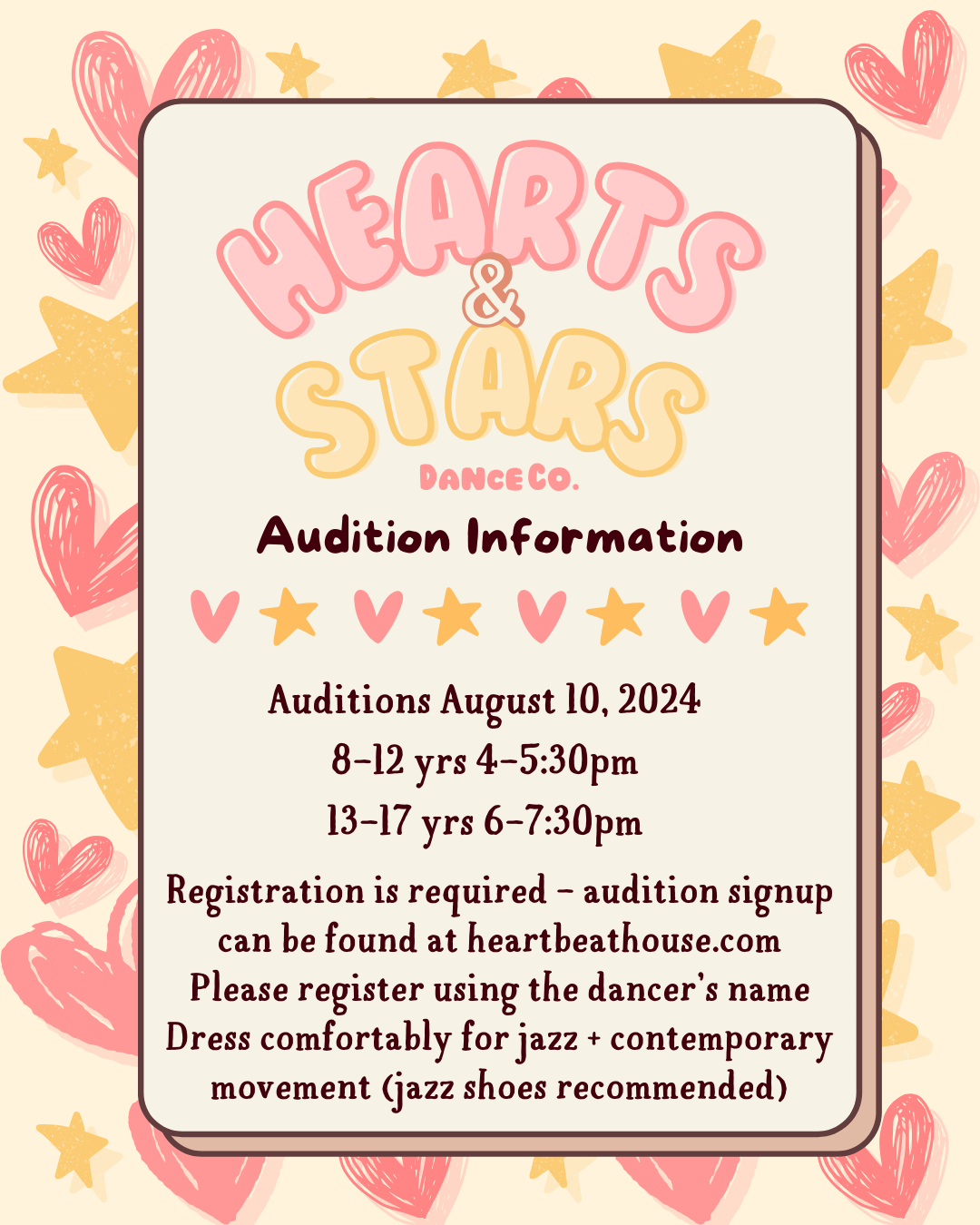 Audition Info