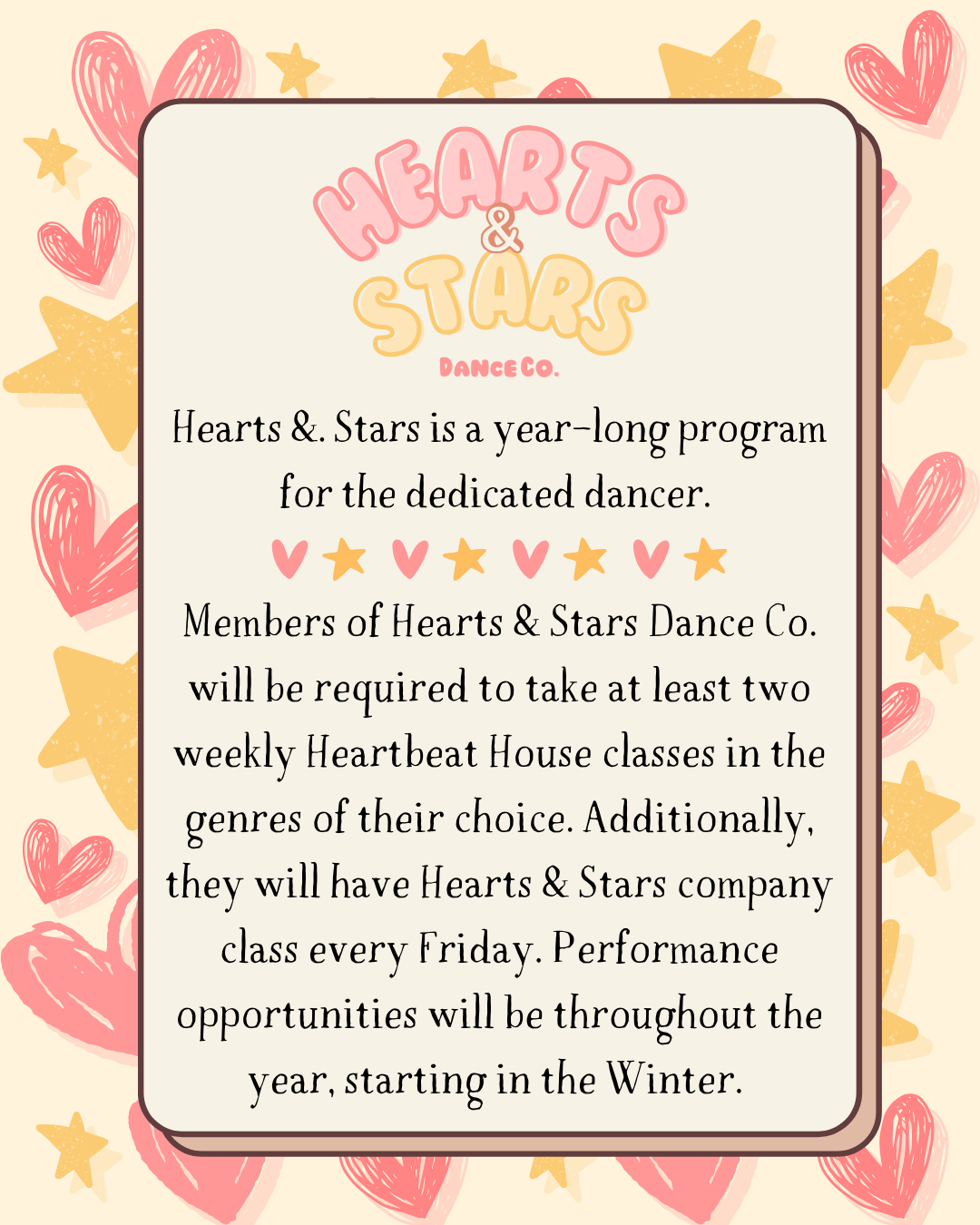 Hearts & Stars Commitments