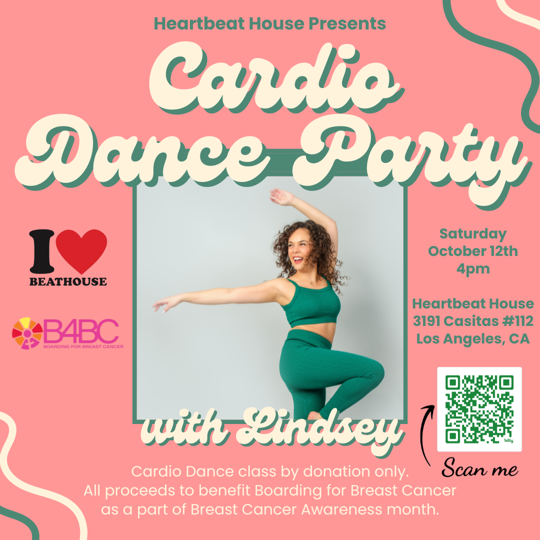 B4BC Cardio Dance Party flyer