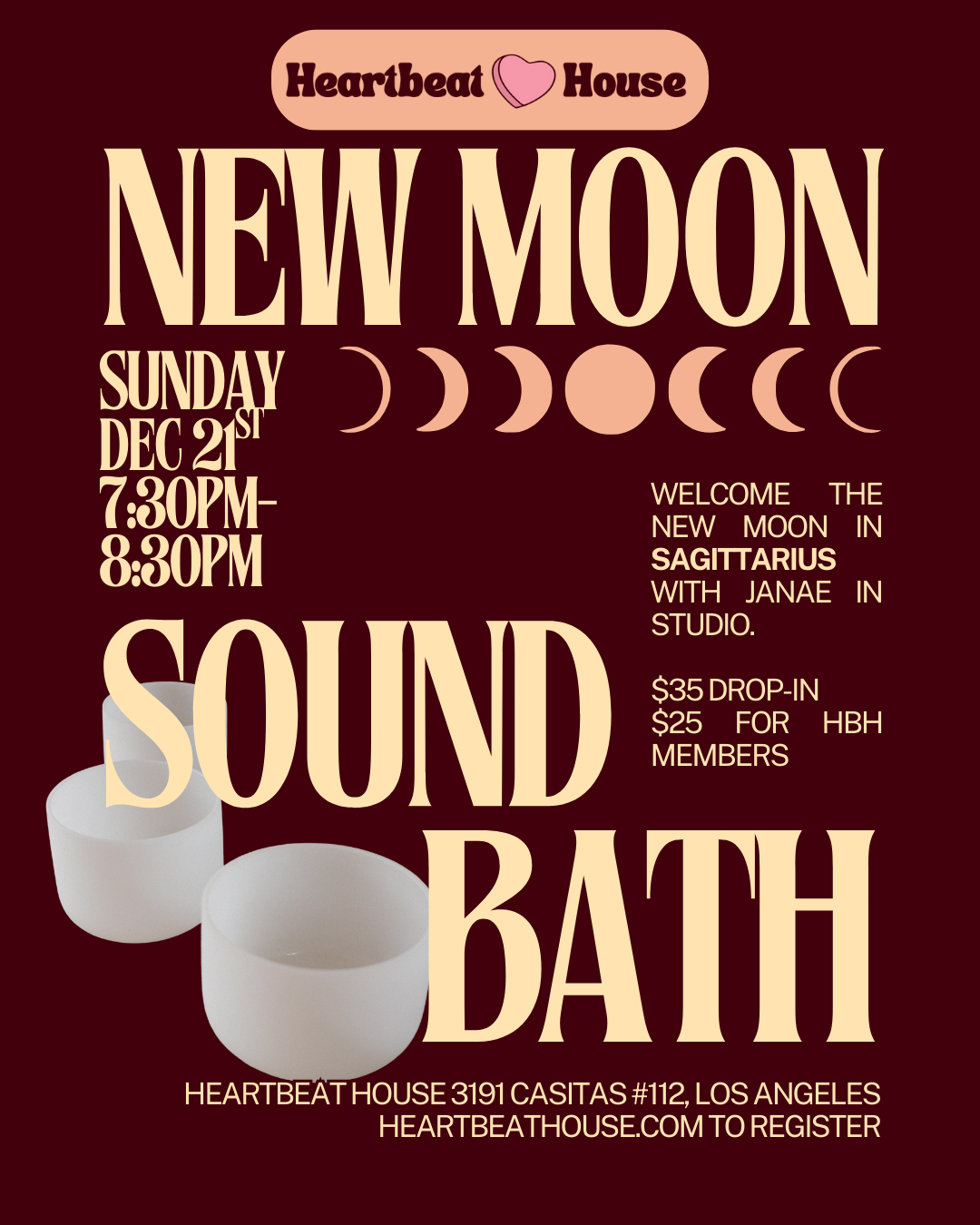 Sagittarius New Moon Sound Bath 2025